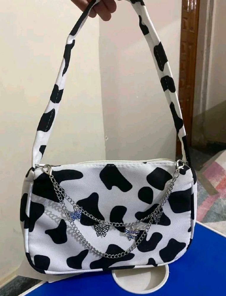Cow Print Handbag
