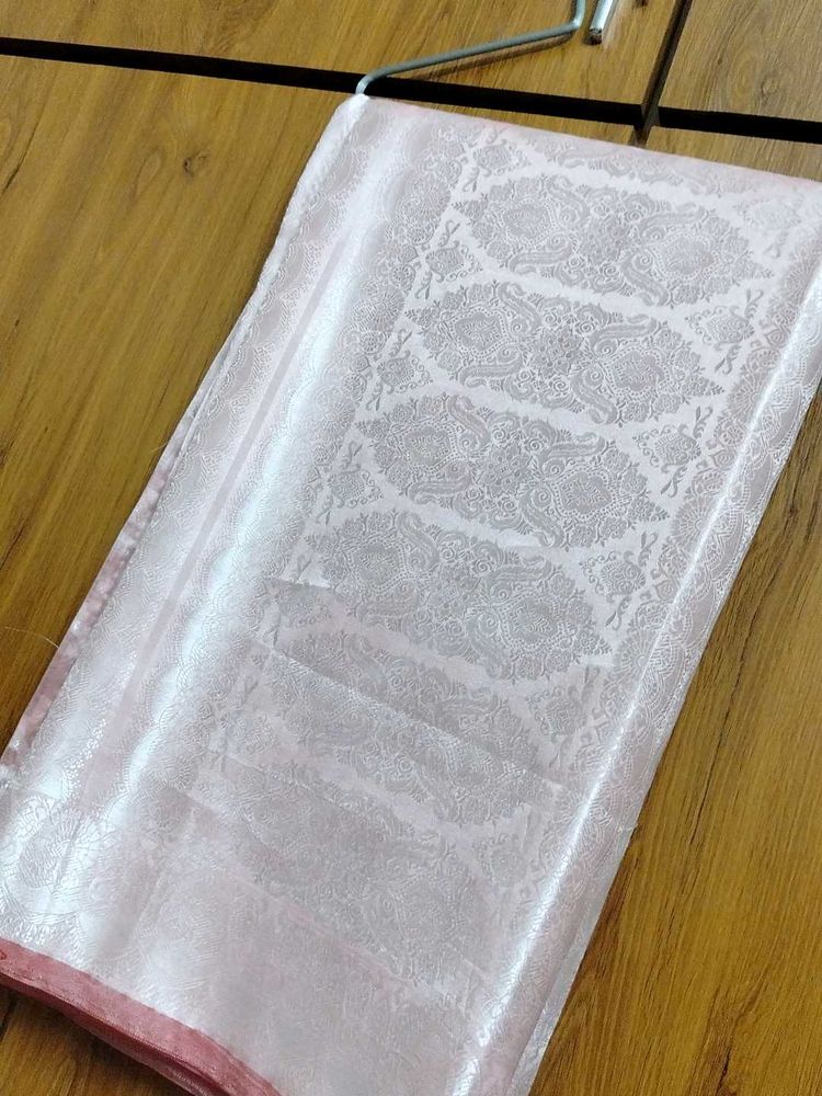 Elegant Light Pink Saree