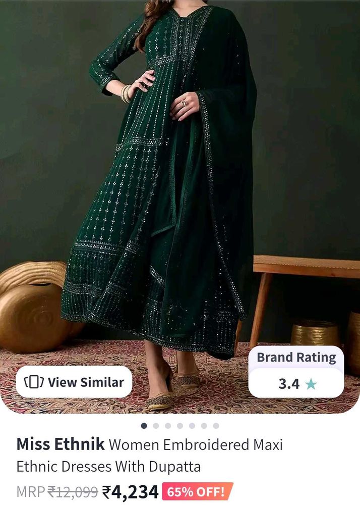 Designer Full Chikankari Dress