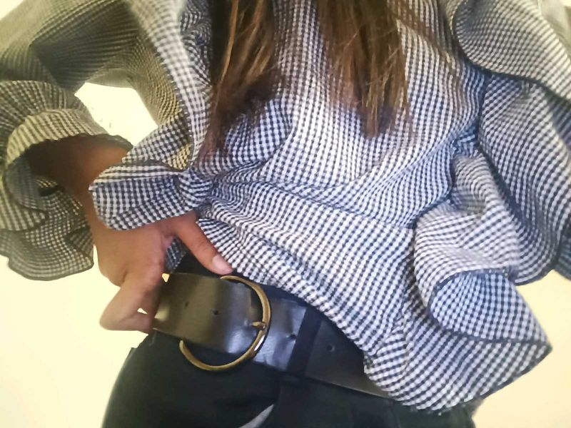 Kpop inspired Imported Black Belt