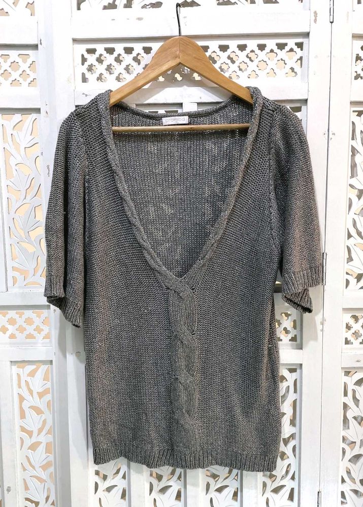 Deep Neck Top By Pramod B