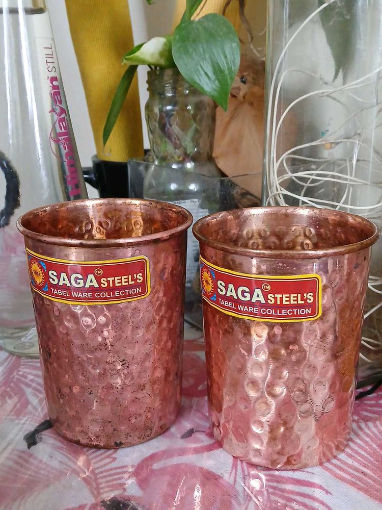 Copper Glass Set