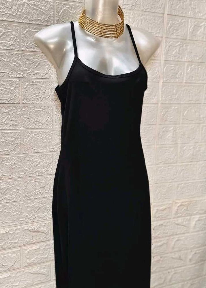 Black Spaghetti Dress
