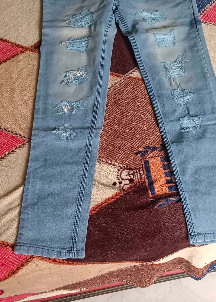 Women Ribbed Jeans ( Unused)