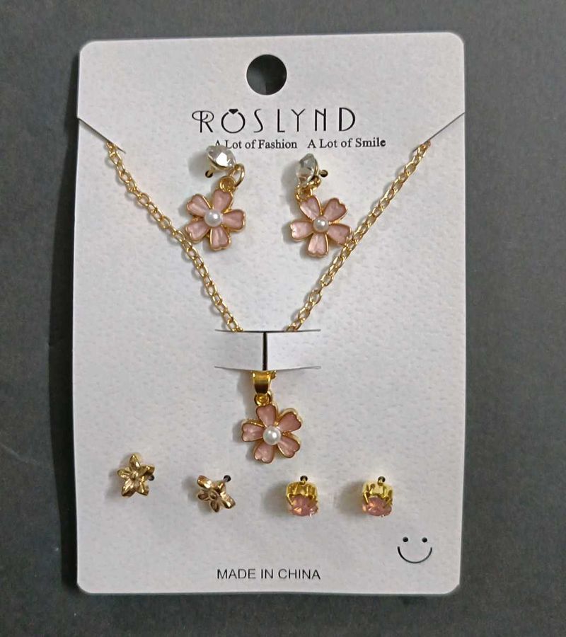Roslynd Flower Jewelry Set