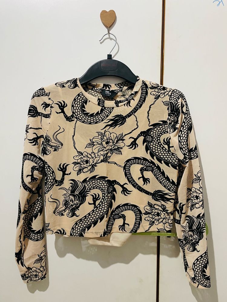 Max-urbn Mesh Top With Camisole 🐉