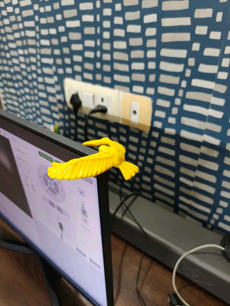 Balancing Bird 3d Printed Random Color
