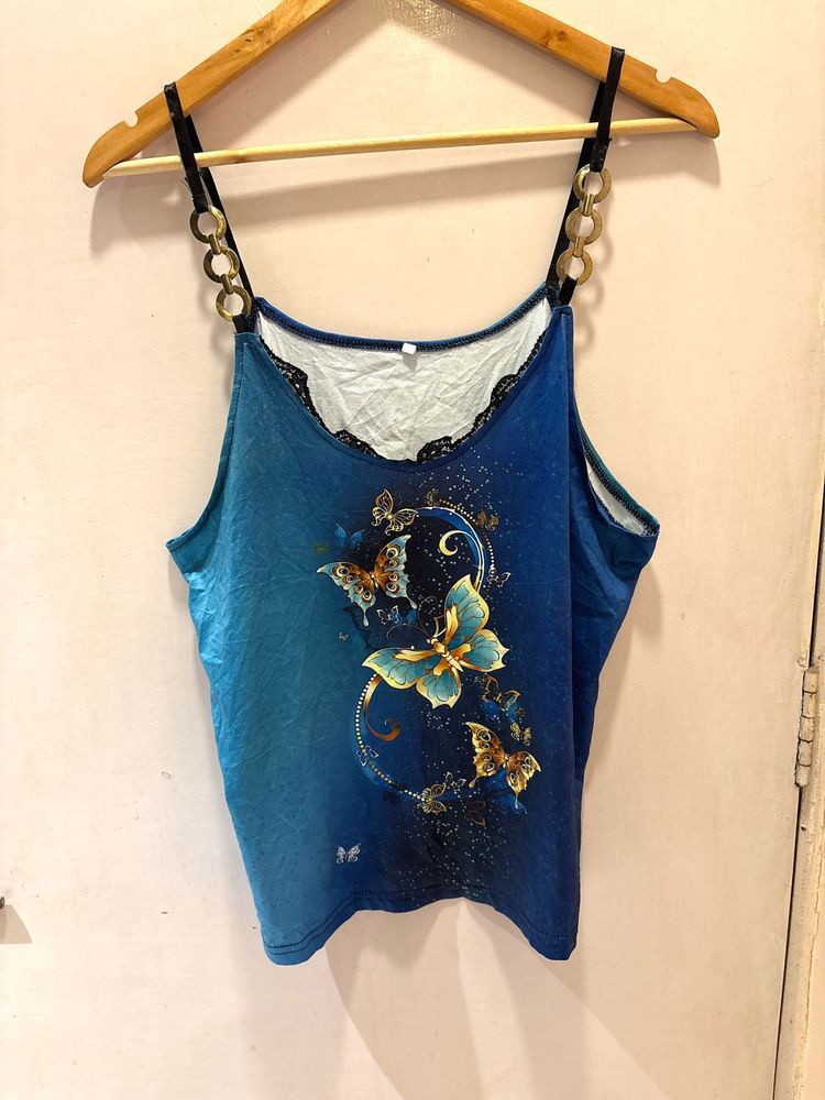 Butterfly Print Cami Top