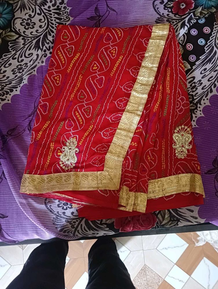 Red Saree