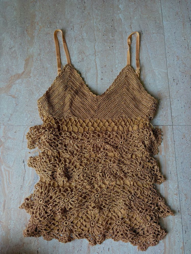 CUTE MESH BEACH TOP ✨