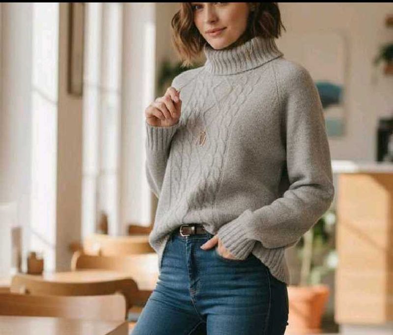 Best Price💸Cozy Knit Turtleneck Sweater