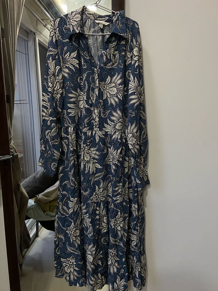 H&amp;M BLUE MAXI DRESS