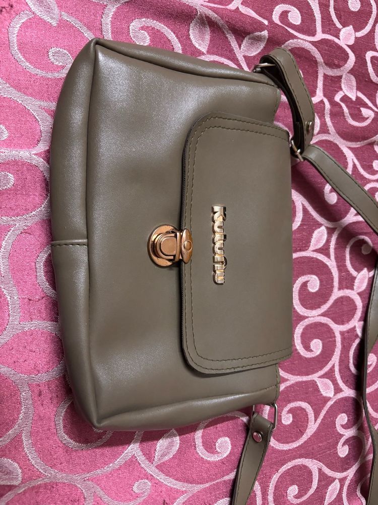 Olive Green Sling Bag