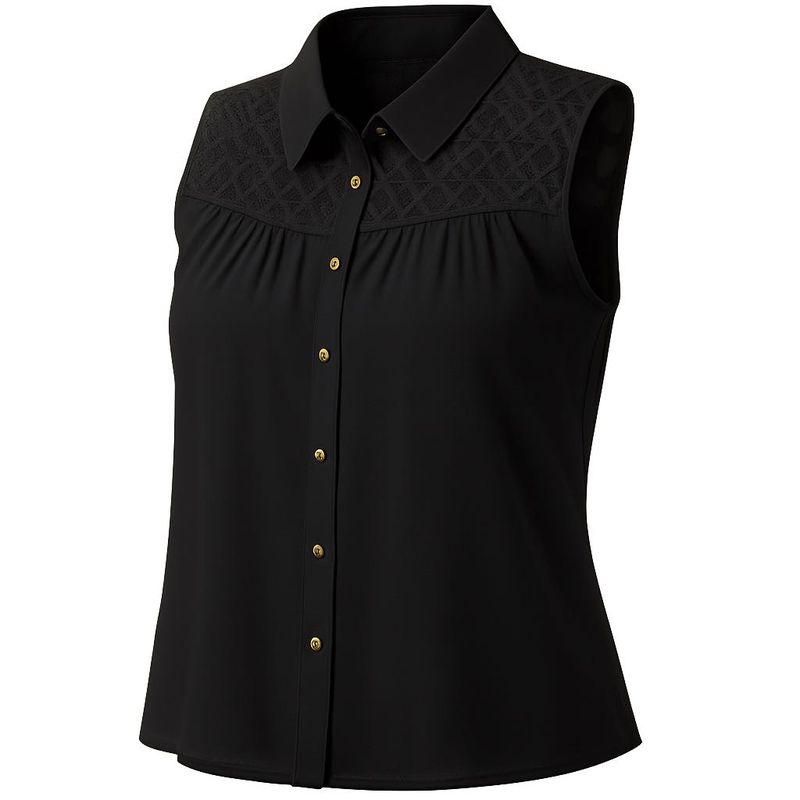 Chic Black Sleeveless Top