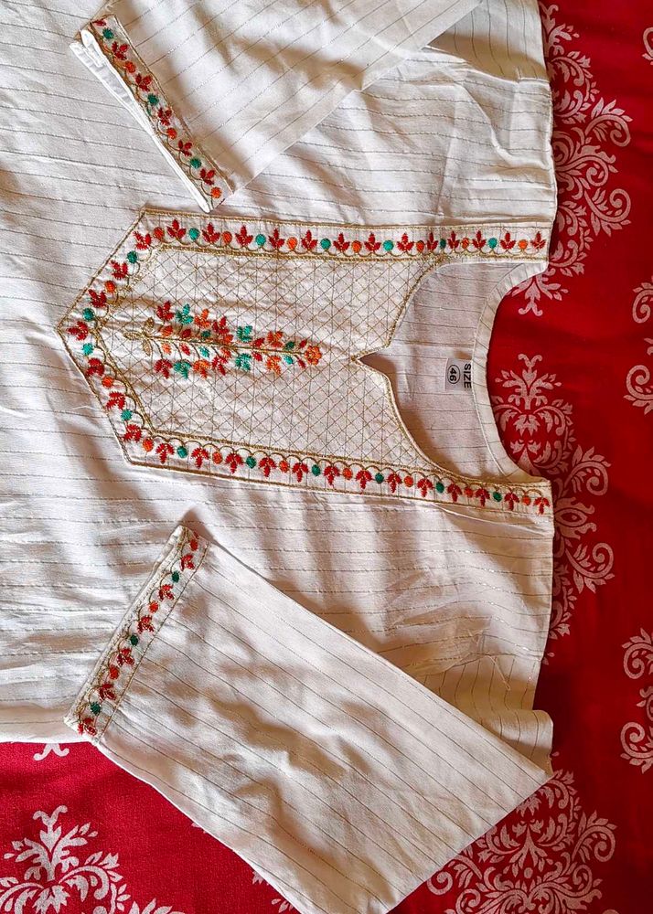 New Elegant Embroidered Kurta