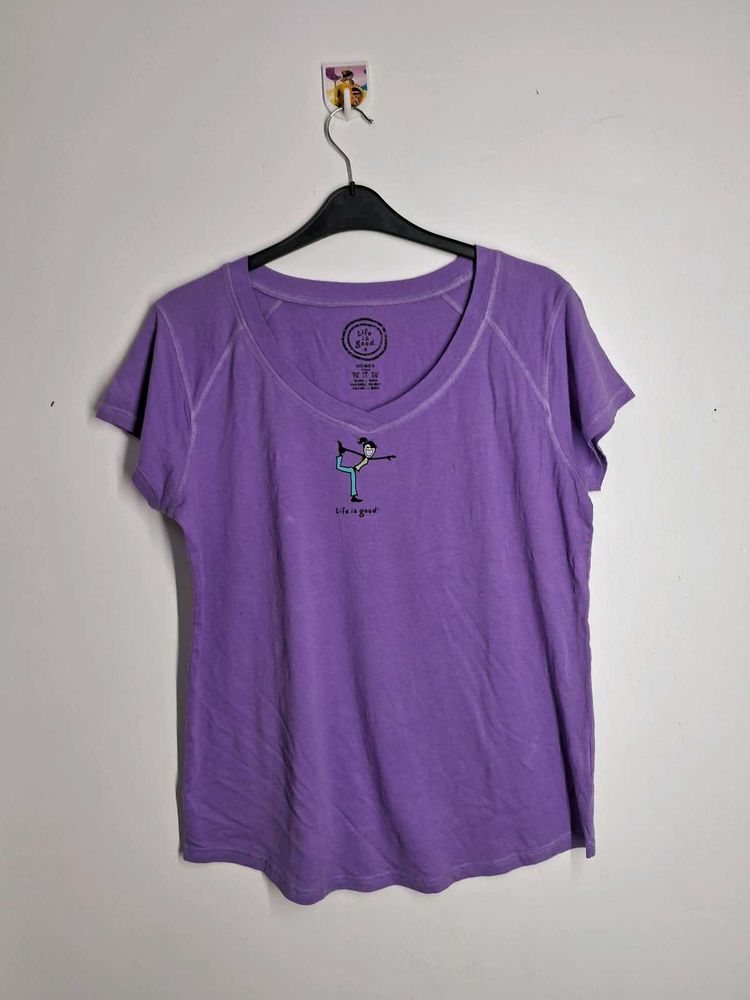 Purple Graphic Tee