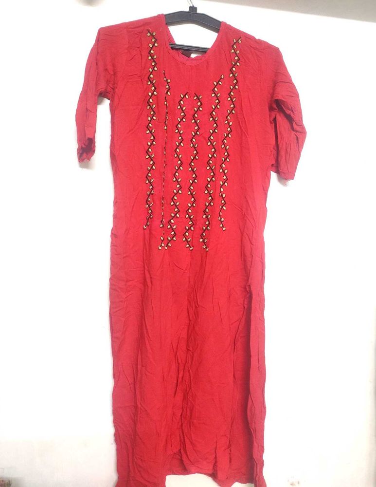 💥Red Elegent Kurti