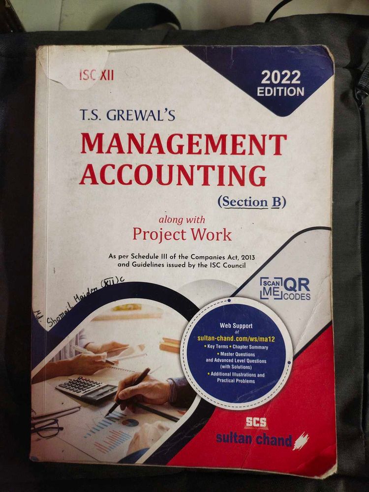 Management Accounting Book ISC