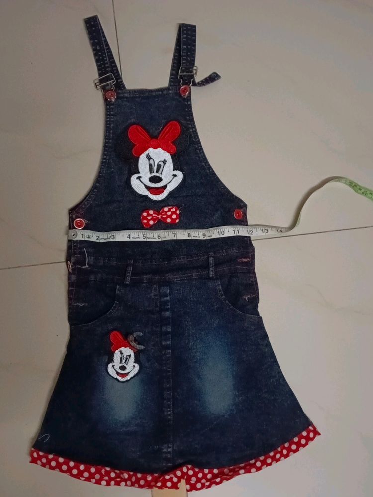 Jeans Dungree With Belt