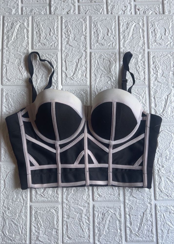 Color Block Corset Top