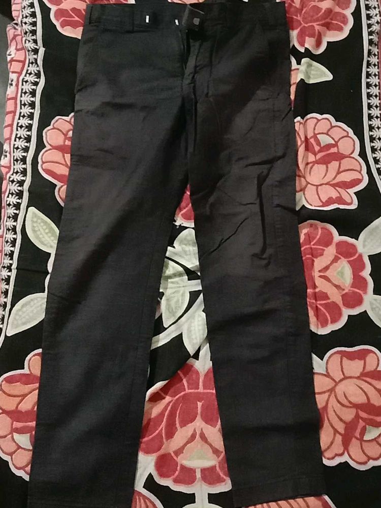 Black Straight Leg Pants