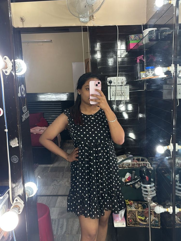 Black Polka Dot