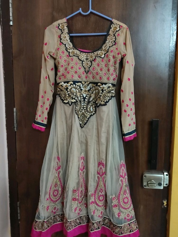 Net Anarkali Dress
