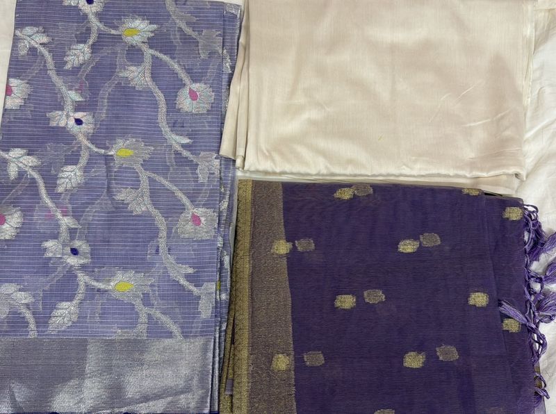 Banarasi Purple Suit