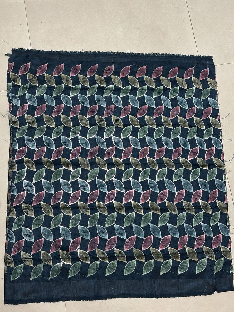 Elegant Designer Embroidered Leaf Pattern Blouse –