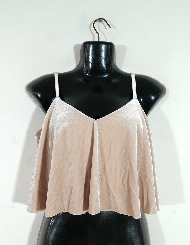 Beige Crop Top For Women&#39;s