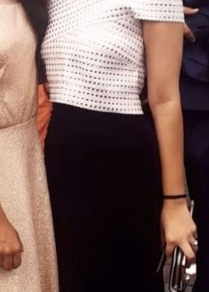 White Sequin Top