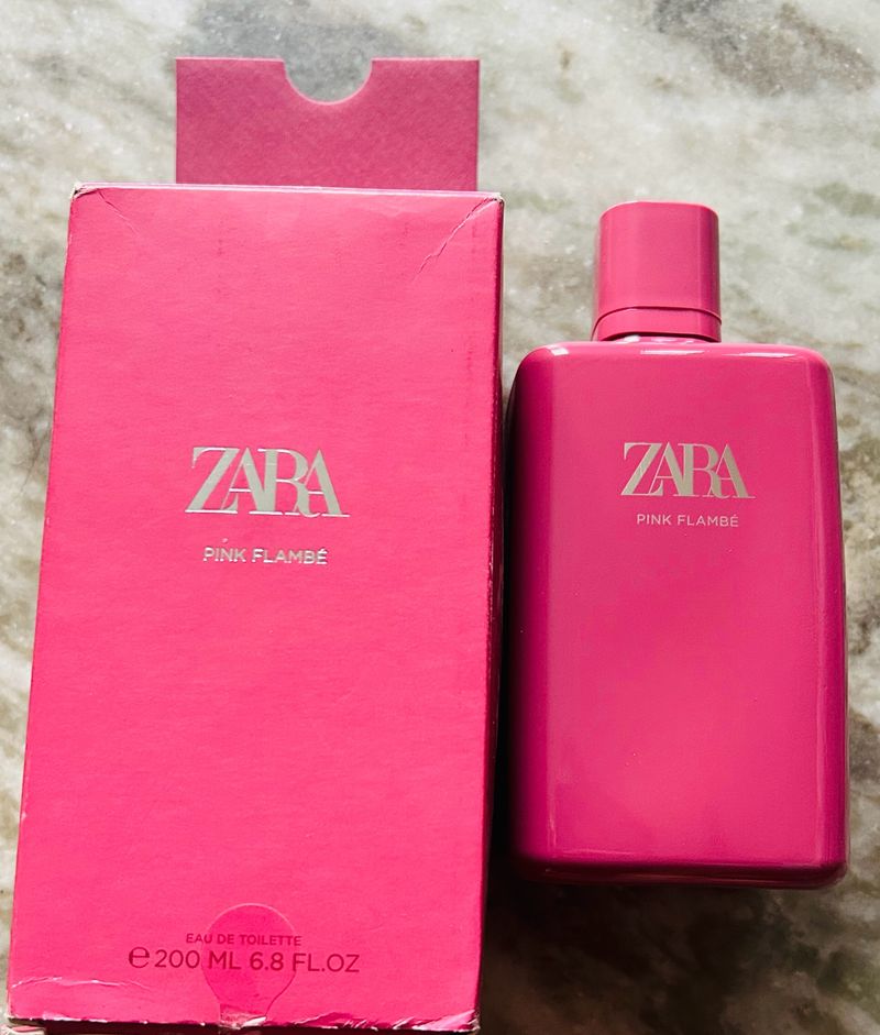 Zara Pink Perfume NEW FULL BOTTLE