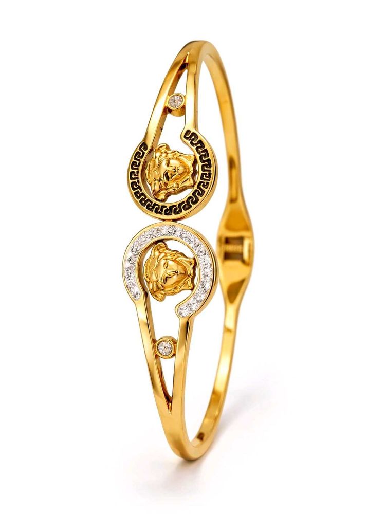 Versace 18k Gold Plated Cuff