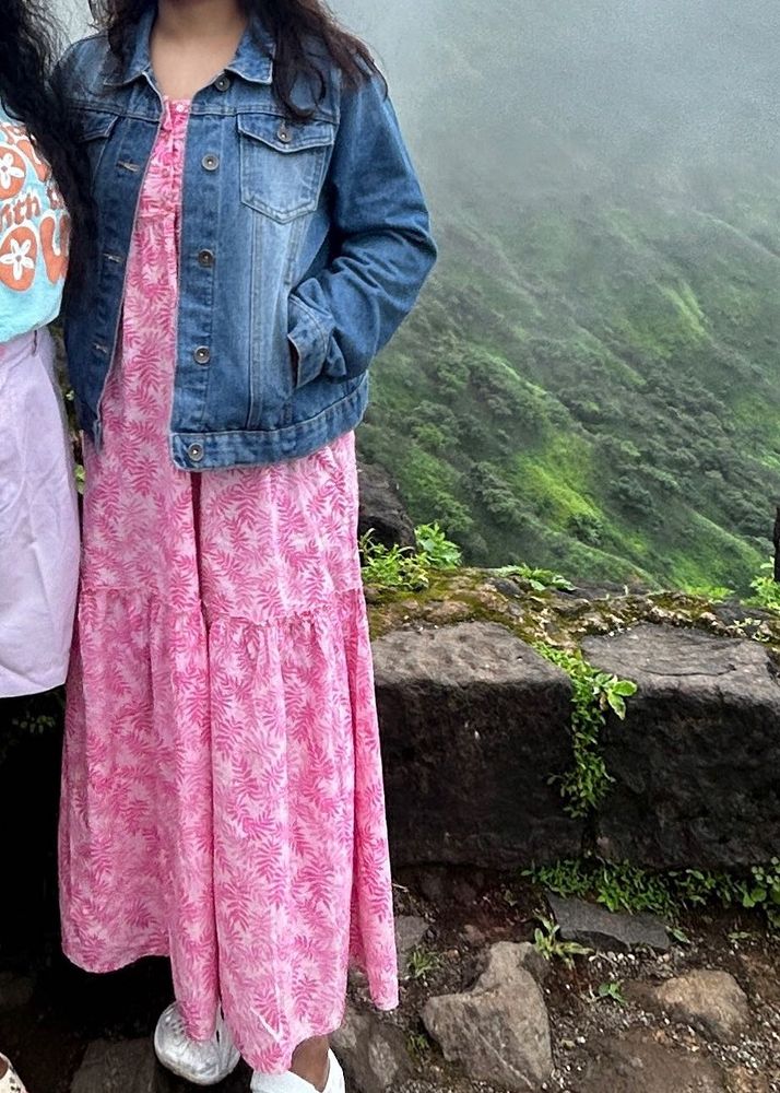 Pink Floral Dress