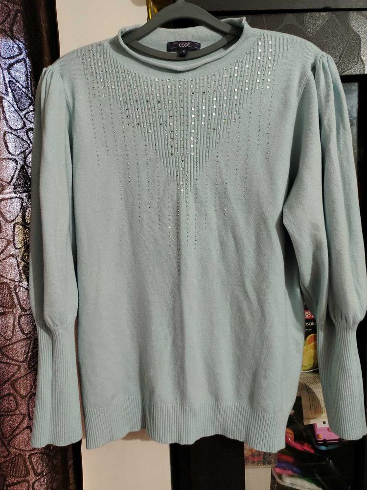 Code Embellished Top