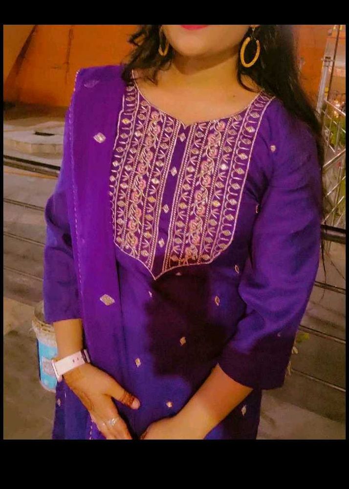 Kurta Bottom Dupatta Set New No Coins Bust 30/32