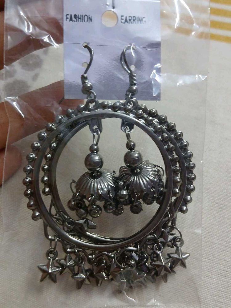 Silver earings