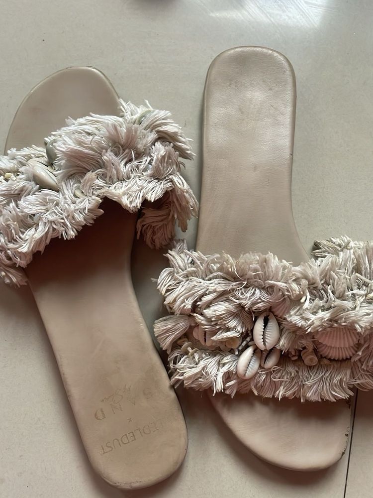 Needledust Embellished Flats