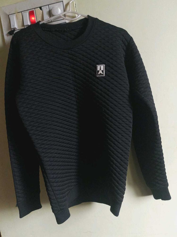 Black Sweatshirt For Man