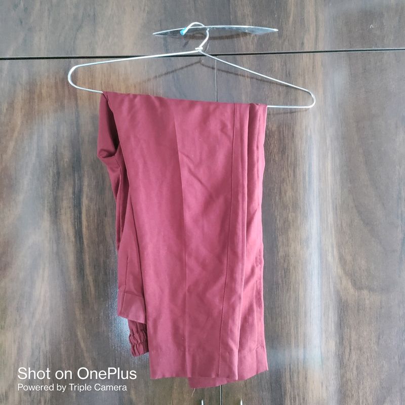 Maroon Kurta Pant Set
