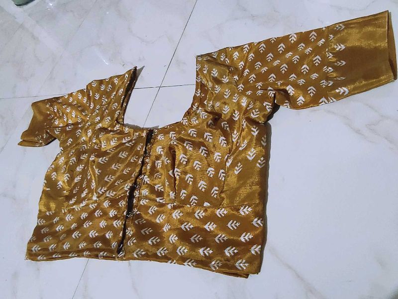 Simply Superb Golden Blouse
