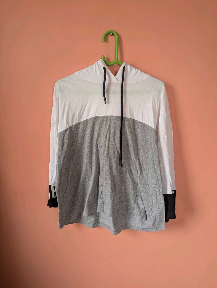 Stylish Be Cool Hoodie - Black n White