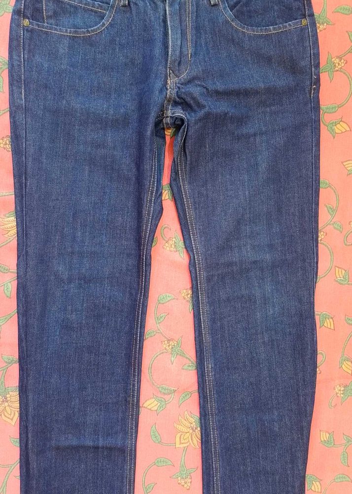 Dark Blue Denim Jeans