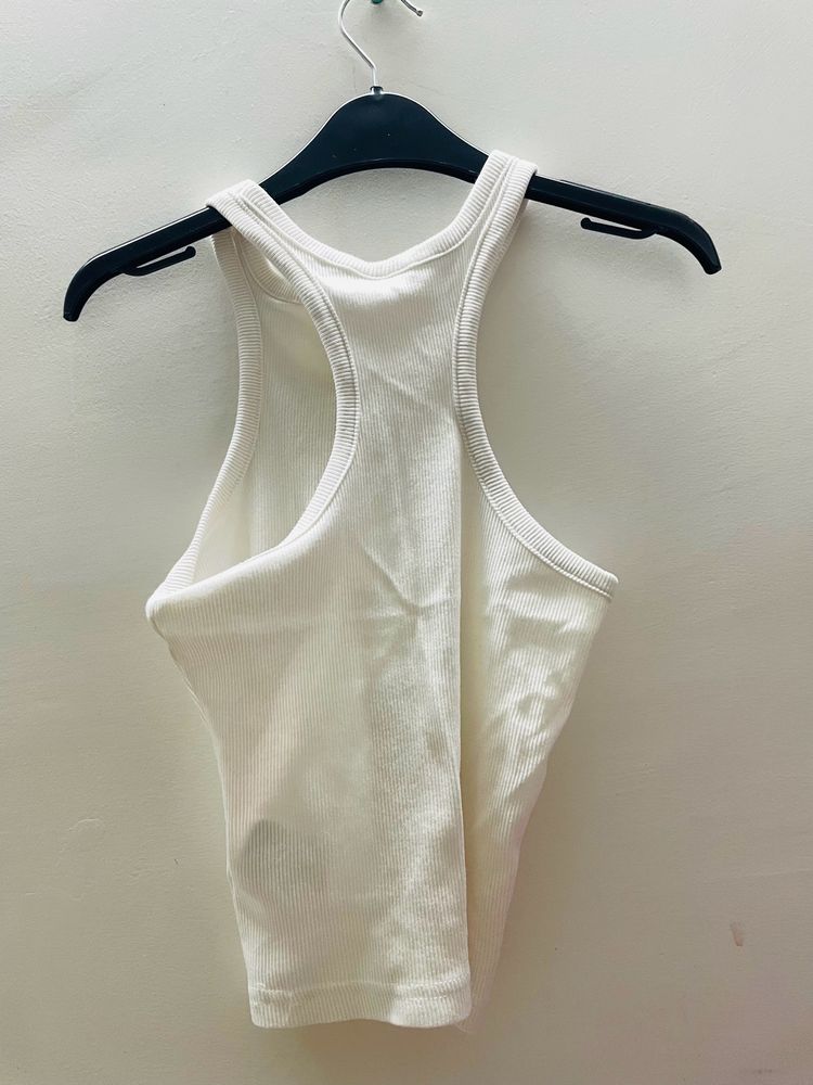 White tank top
