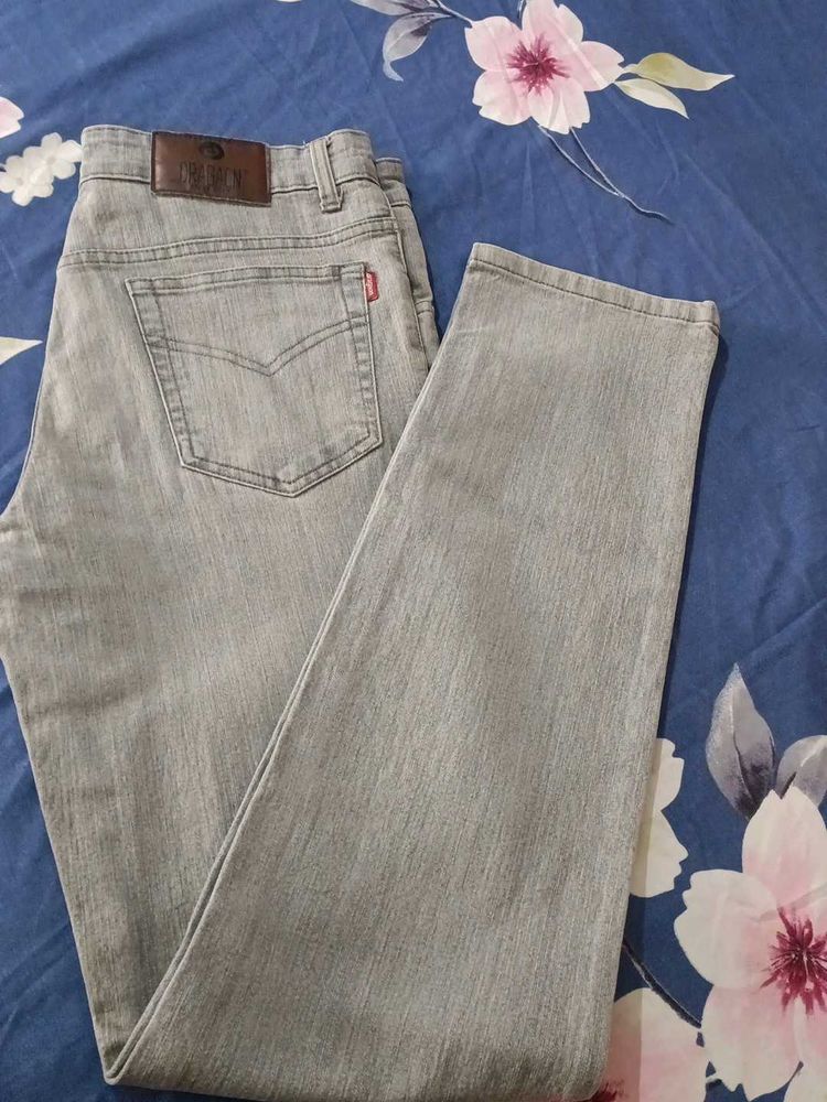 Gray Denim Jeans