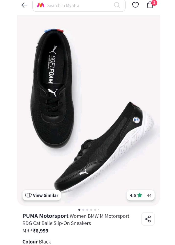 PUMA MOTORSPORT BMW BALLE SLIP ON SNEAKERS