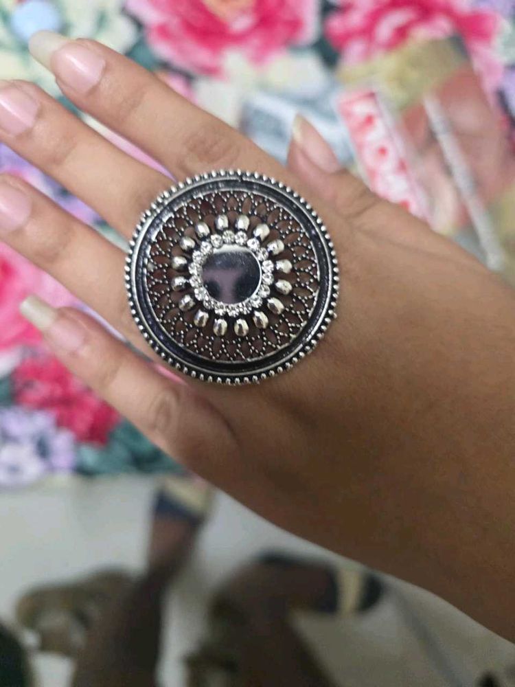 Statement Silver Ring