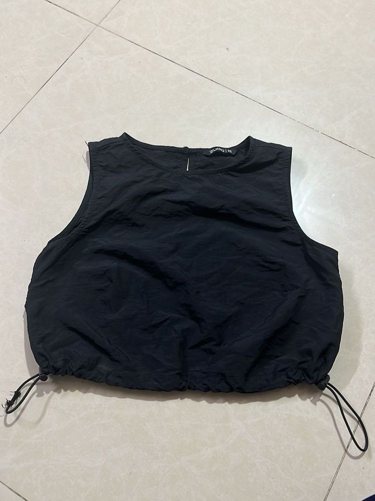 Stylish Black Sleeveless Top