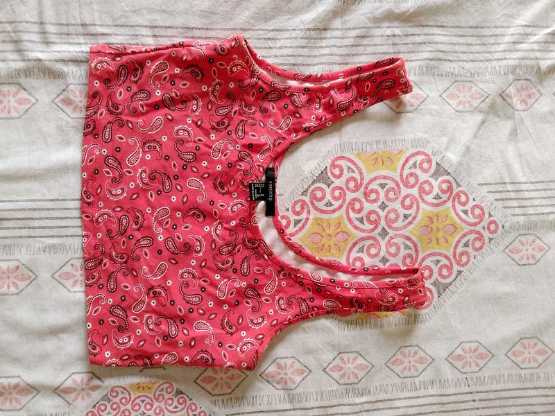 Paisley Print Tank Top