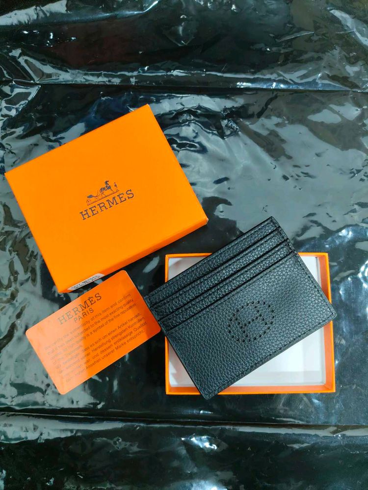 Hermes Card Holder &#34;Black&#34;